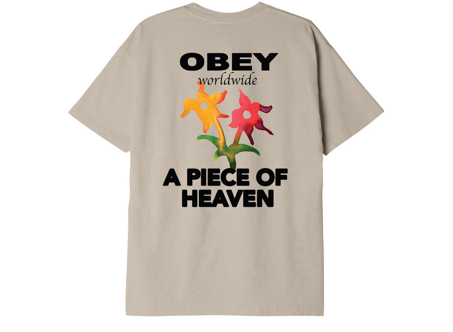 Obey A Piece Of Heaven T-shirt Irish Cream