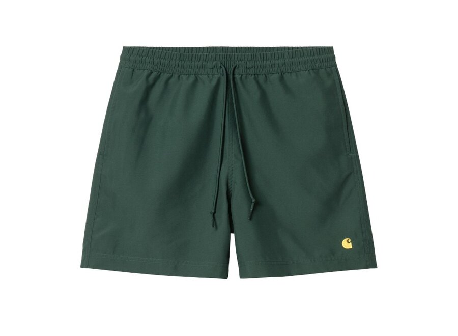 Carhartt WIP Chase Swim Trunks Discovery Green/Gold