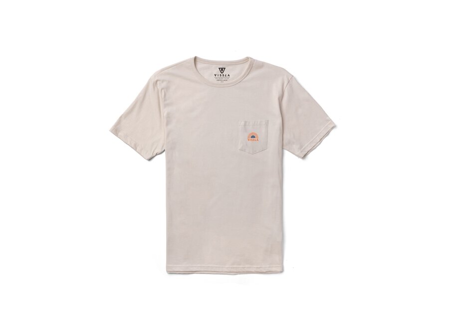 Vissla Speed Wobble Organic T-Shirt Bone