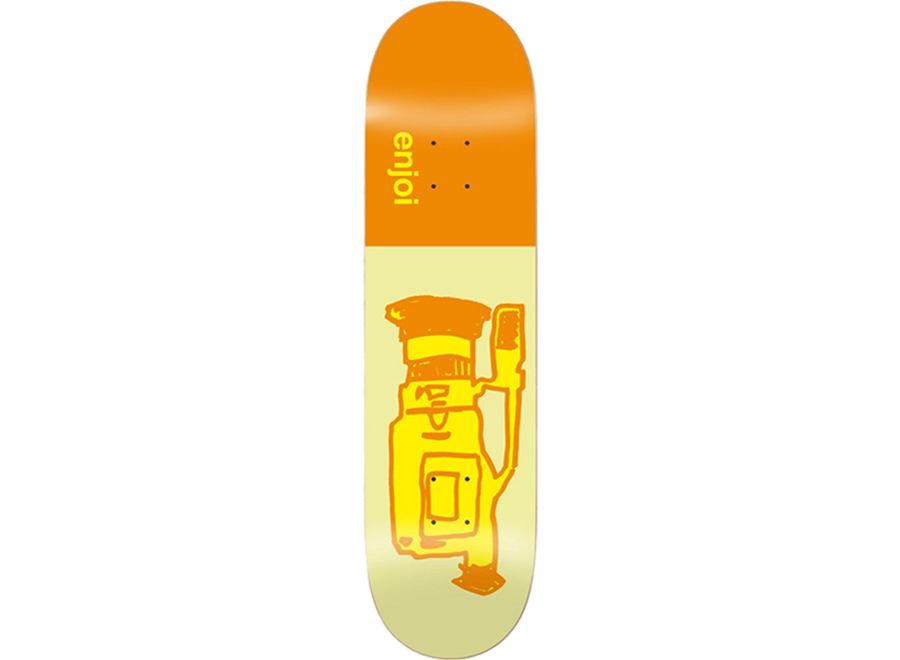 Enjoi Glitch Deck Orange 8.25