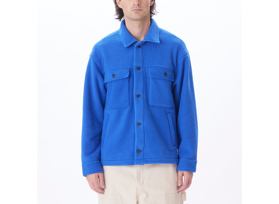 Obey Thompson Shirt Jacket Surf Blue