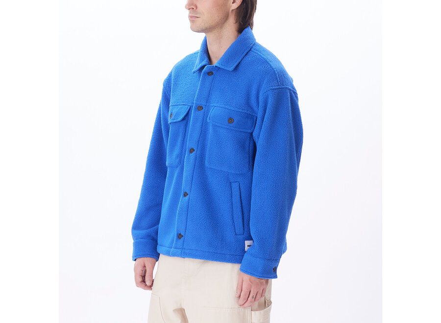 Obey Thompson Shirt Jacket Surf Blue