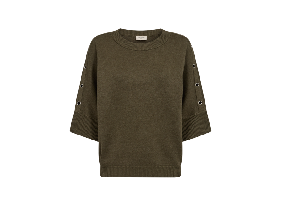Freequent Ani Pullover Olive Night Melange