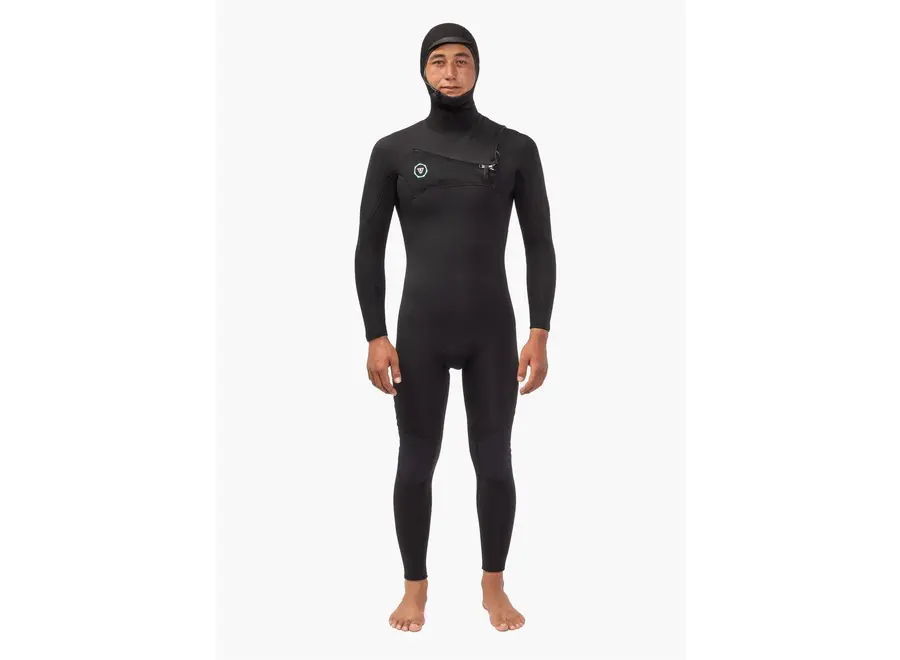7 Seas Wetsuit Hooded 5-4 mm Black