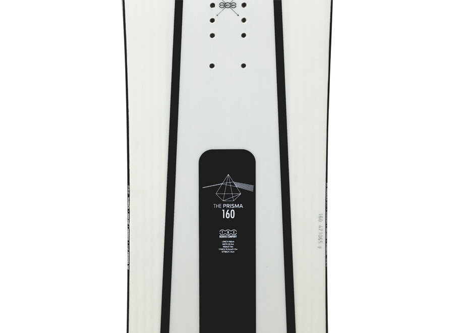 The Boards Company The Prisma White Snowboard 160