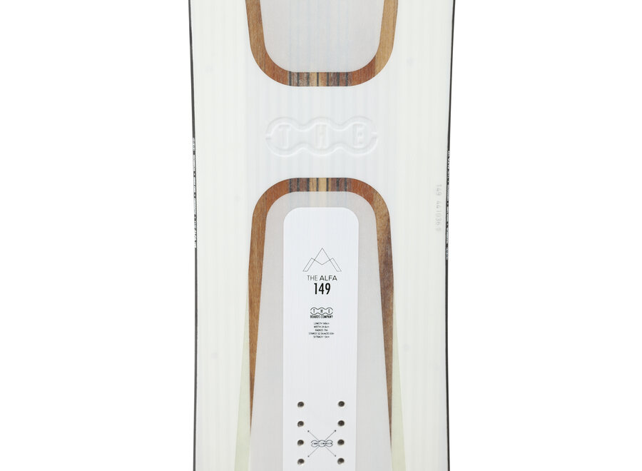 The Boards Company The Alfa White Snowboard 161W