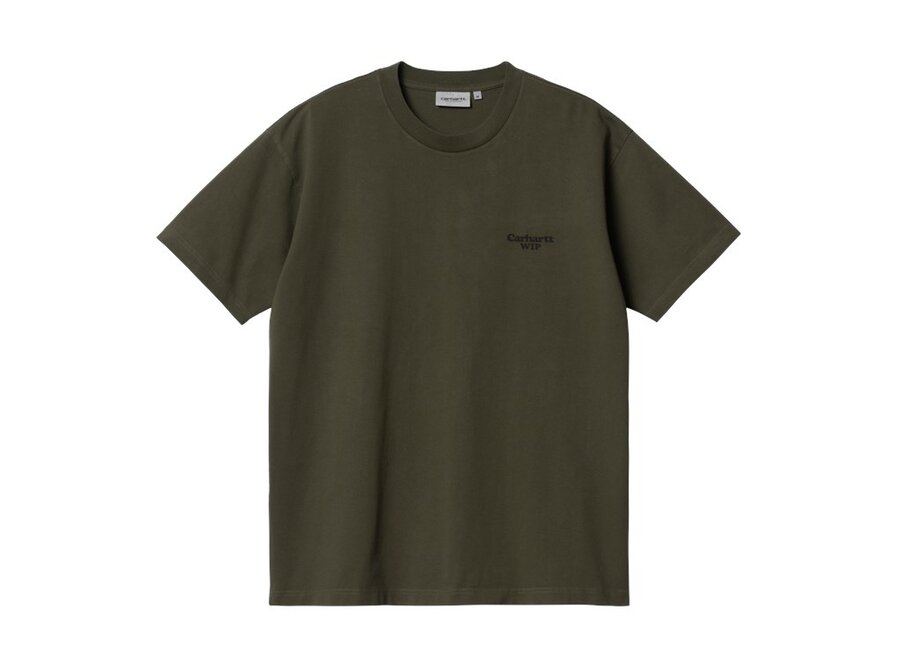 S/S Paisley T-Shirt Plant / Black