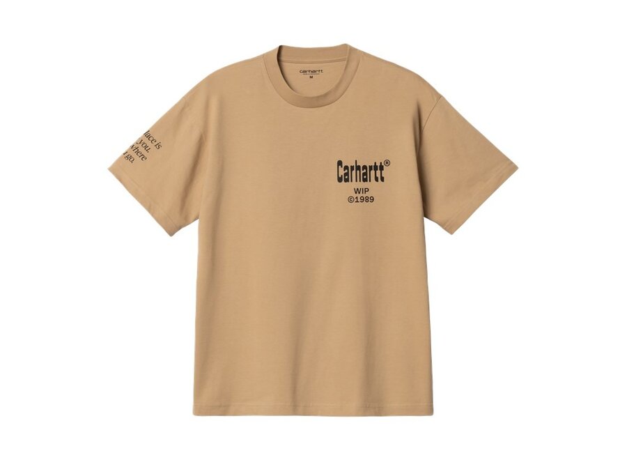 S/S Home T-Shirt Dusty H Brown / Black