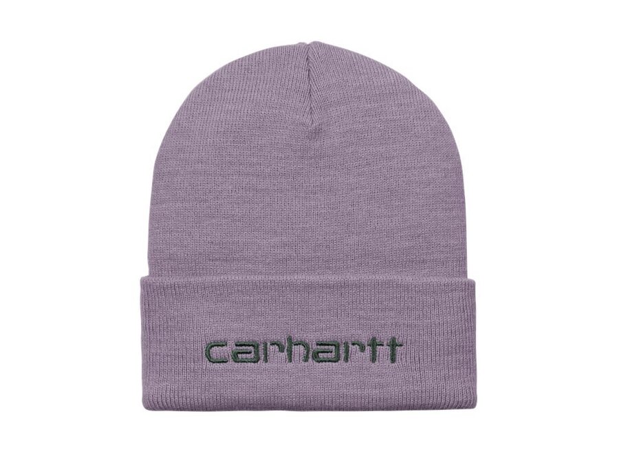 Script Beanie Glassy Purple / Discovery Green