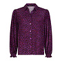 Ydence Blouse Alyssa Purple Leopard