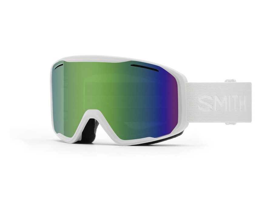 Smith Blazer Goggle White Green Solx Mirror Antifog