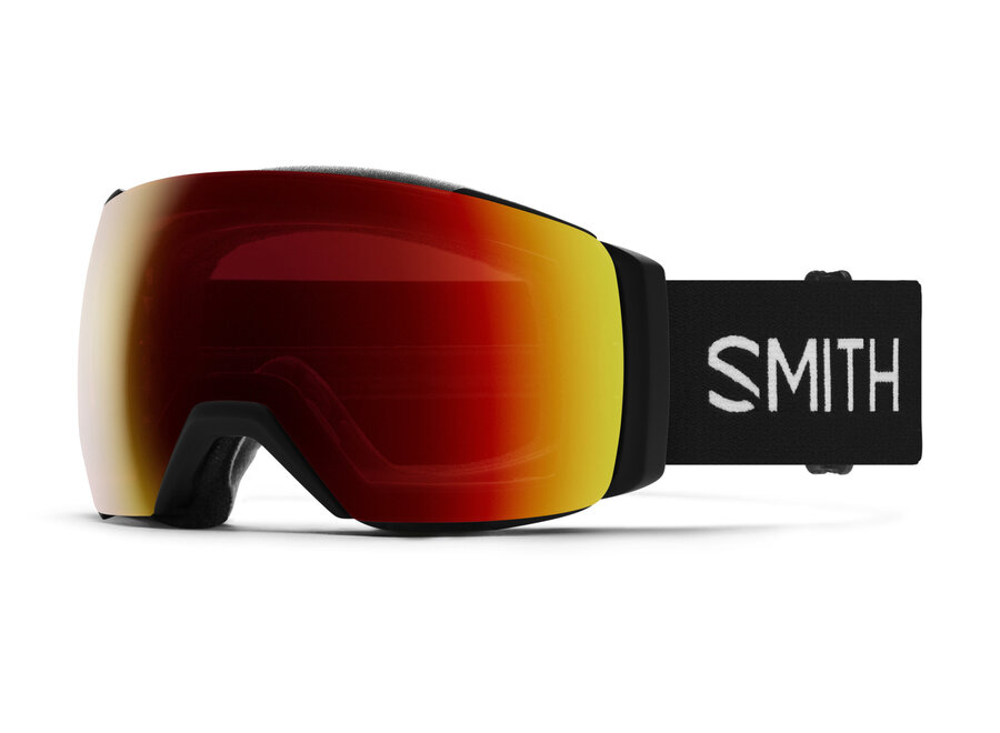 Smith IO Mag Goggle Black Chromapop Sun Red Mirror
