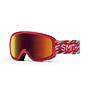 Smith Snowday Youth Goggle Crimson Swirled Red Solx Mirror Antifog