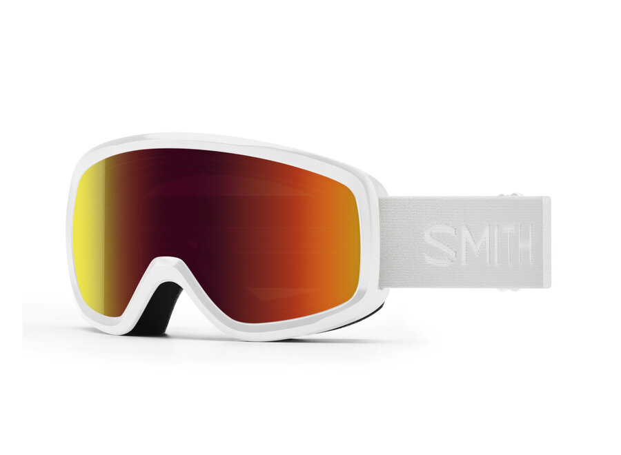 Smith Snowday Youth Goggle Whute Red Solx Mirror Antifog