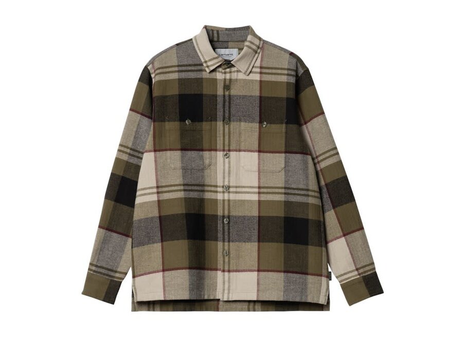 Carhartt WIP L/S Dellinger Shirt Dellinger Check. Highland