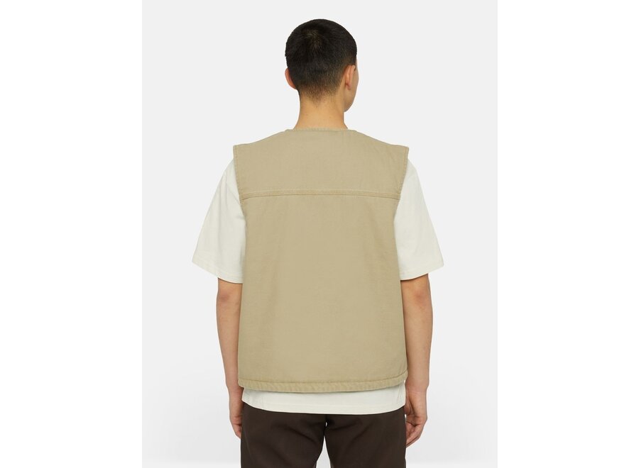 Dickies Duck Canvas Vest Desert Sand