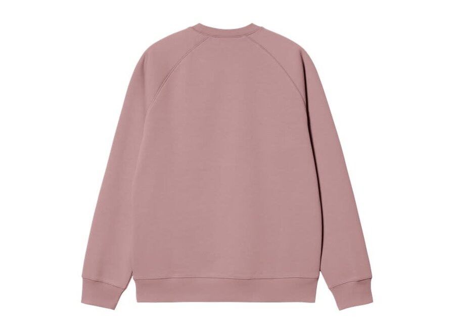 Carhartt WIP Chase Sweat Glassy Pink/Gold
