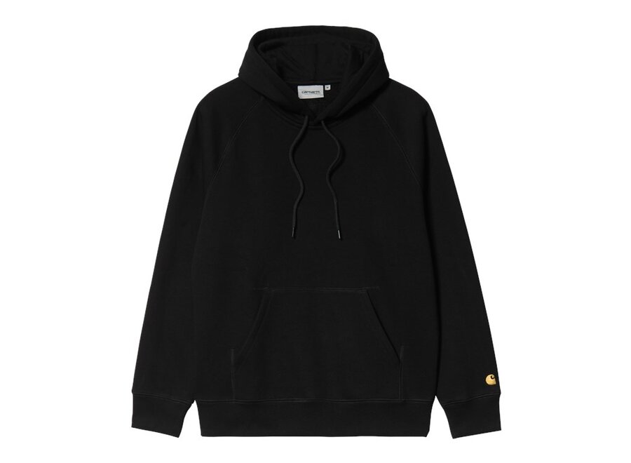 Carhartt WIP Hooded Chase Sweat Black/Gold