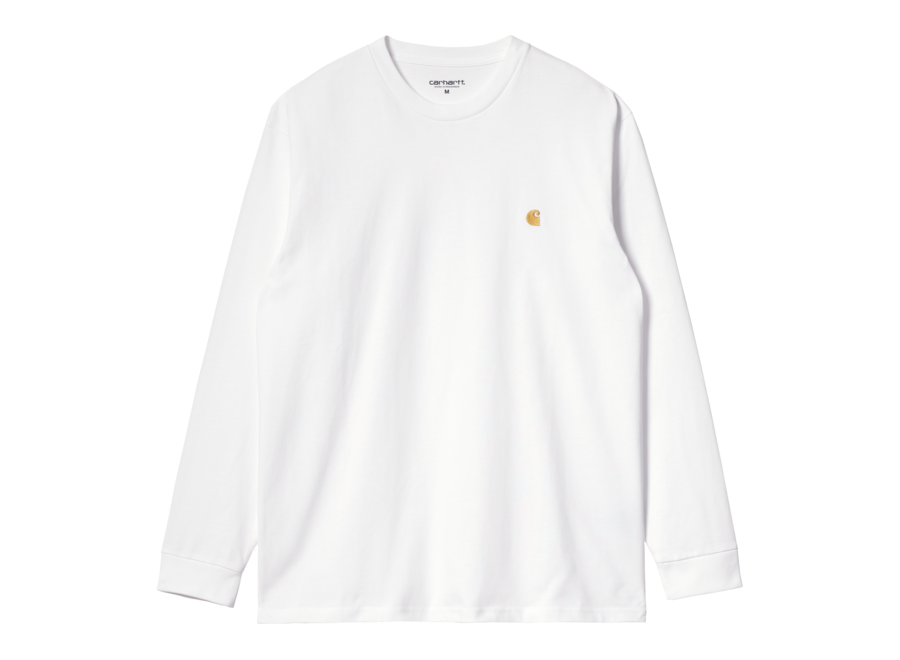 L/S Chase T-Shirt White/Gold