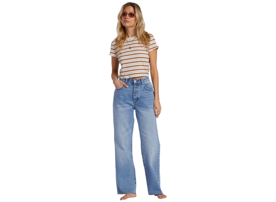 Billabong Rachel Low Waist Jean Medium Indigo Fade