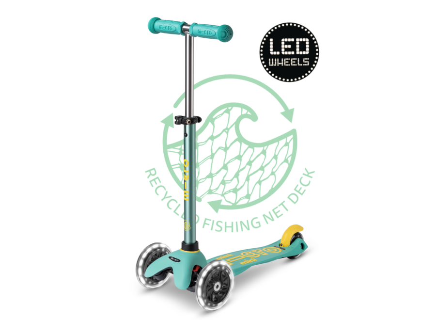 Micro Mobility Mini Micro Step Deluxe Eco Led Mint