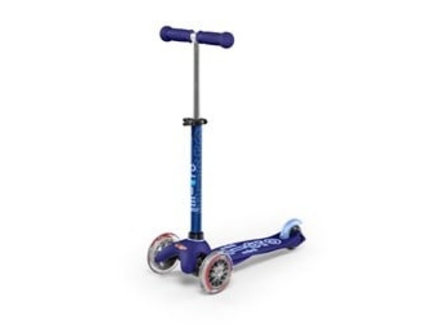 Micro Mobility Mini Micro Step Deluxe Blauw Led