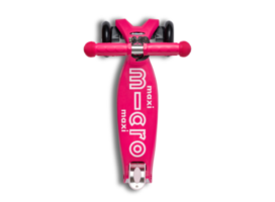 Micro Mobility Maxi Micro Step Deluxe Led Roze