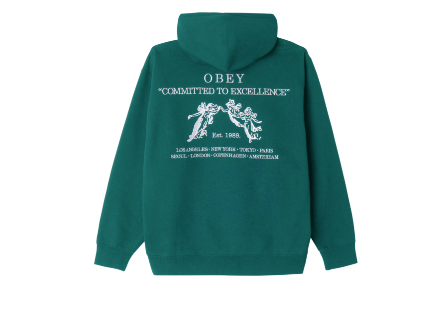 Obey Excellence Hood Aventurine Green