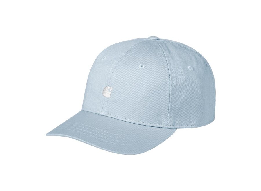 Carhartt WIP Madison Logo Cap Frosted Blue/White