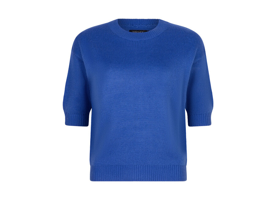 Knitted Top Feline Blue