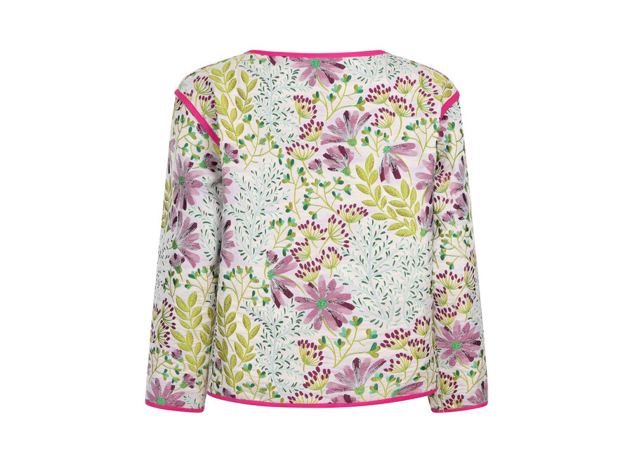 Ydence Jacket Yasmin Fuchsia/Green