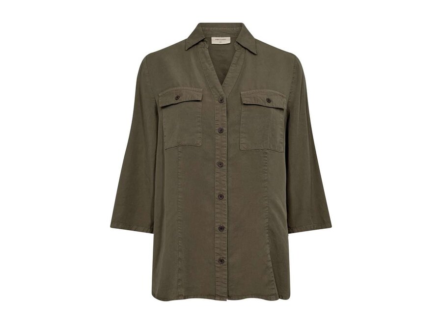 Carly Shirt Dusty Olive