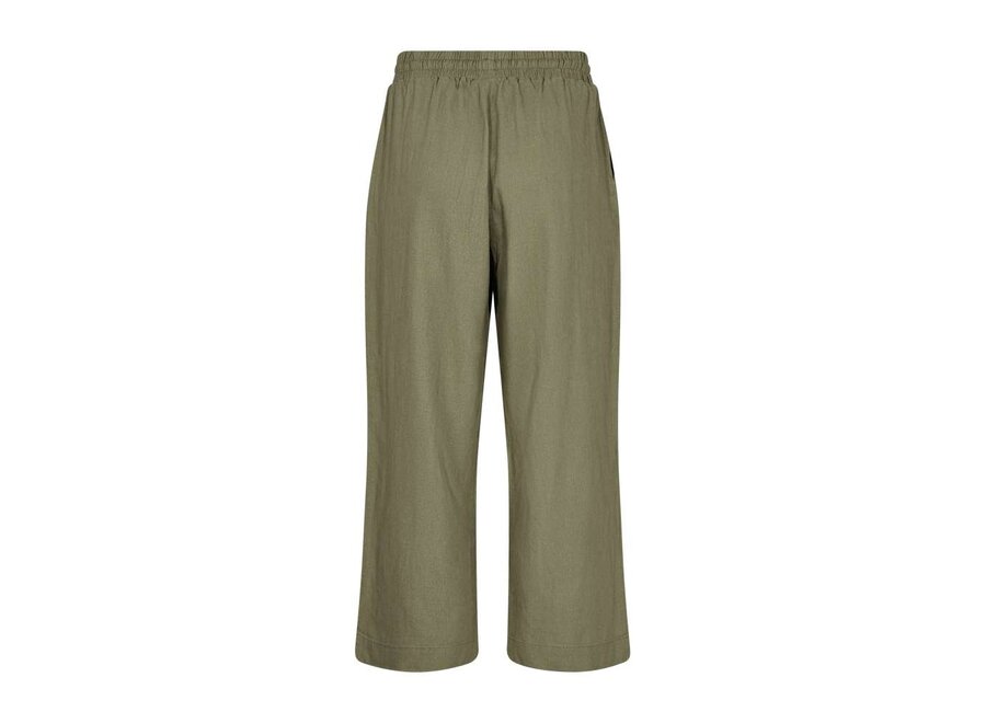 Freequent Lava Ankle Pants Deep Lichen Green