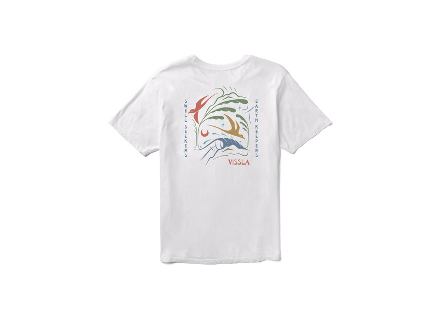 Vissla Miyashiro Swell Seekers Organic T-shirt White