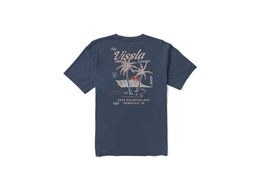 Vissla Lounge Premium Pocket T-shirt Navy