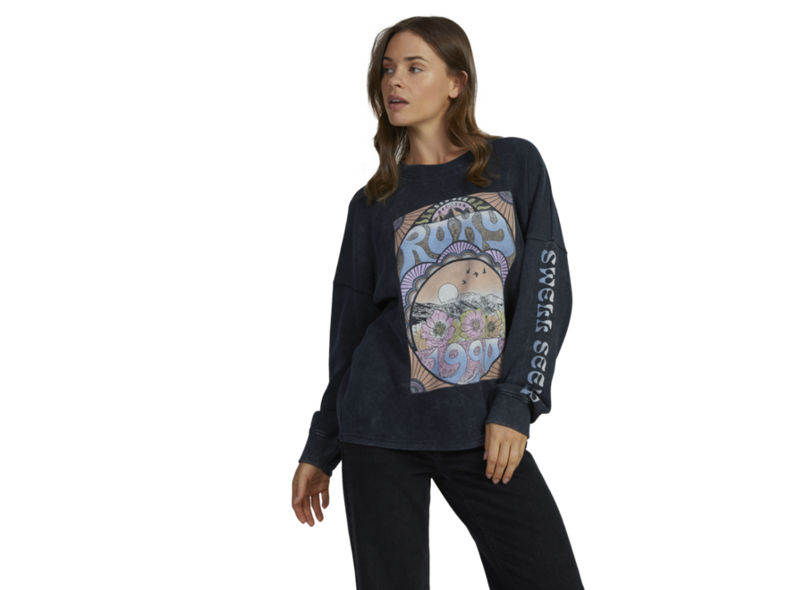 Roxy East Side Midweight L/S Anthracite