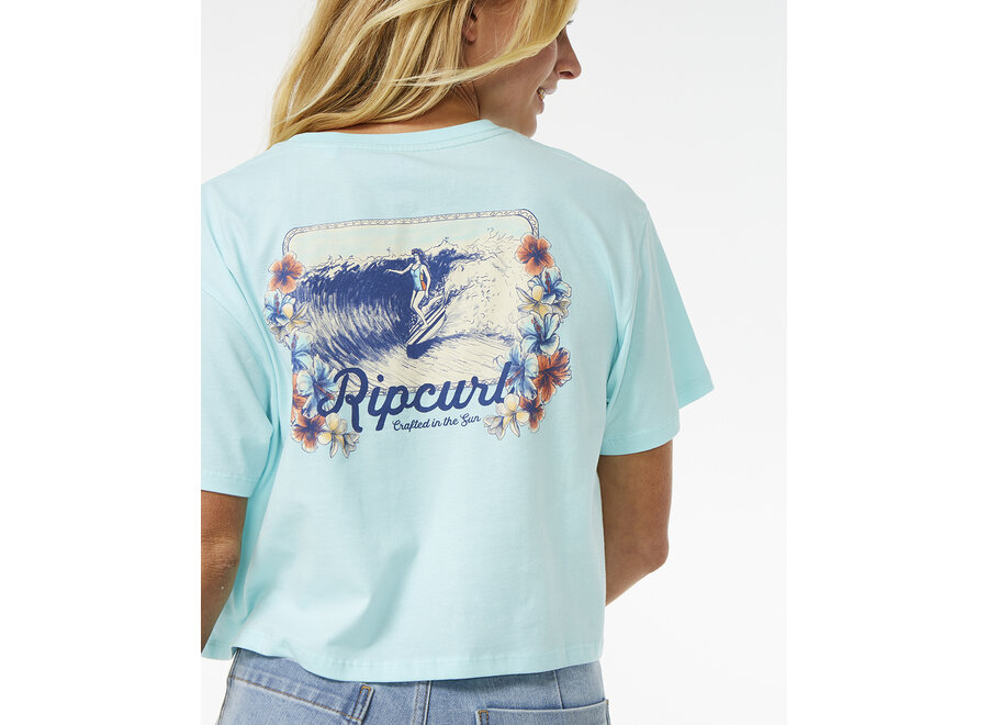Rip Curl Dancing Crop T-shirt Sky Blue