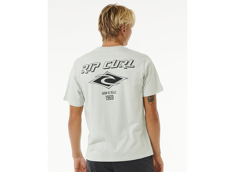 Rip Curl Fade Out Icon T-shirt Light Green