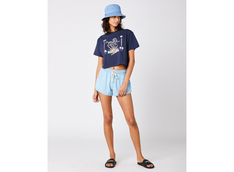 Rip Curl Jeffrey.S Cropped T-shirt Navy