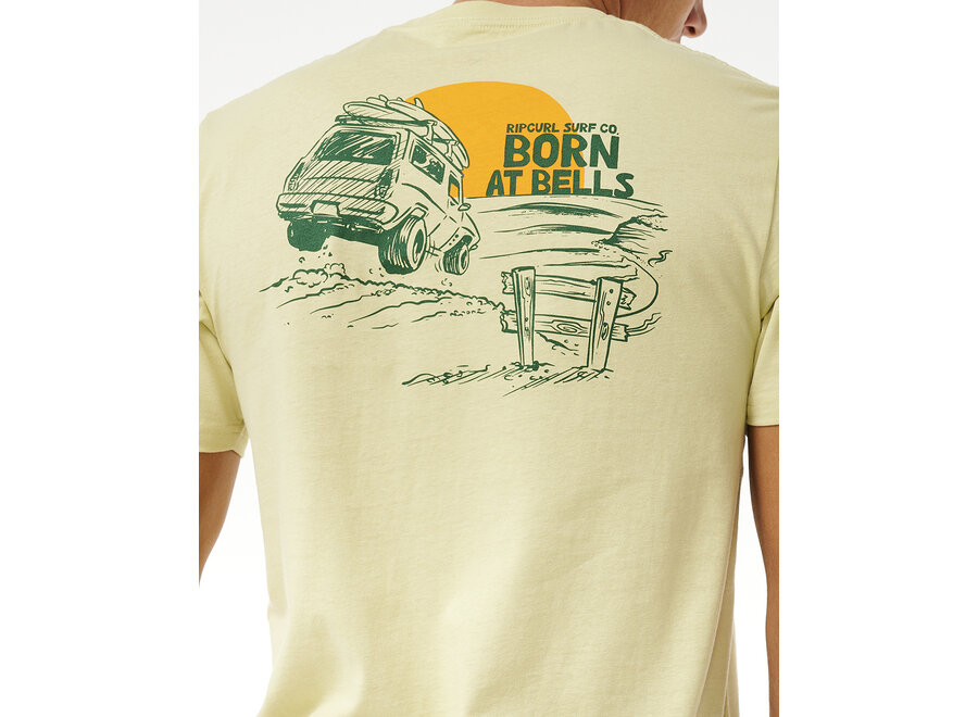 Rip Curl Keep On Trucking T-shirt Vintage Yellow