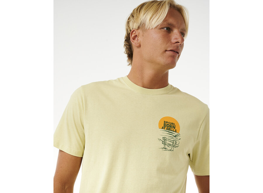 Rip Curl Keep On Trucking T-shirt Vintage Yellow