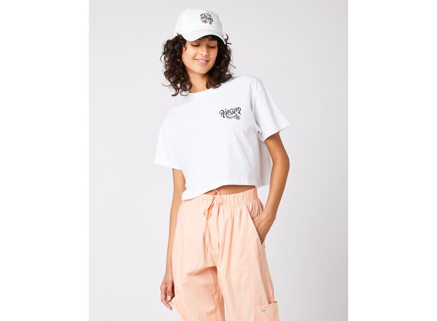 Paradiso Crop T-shirt White