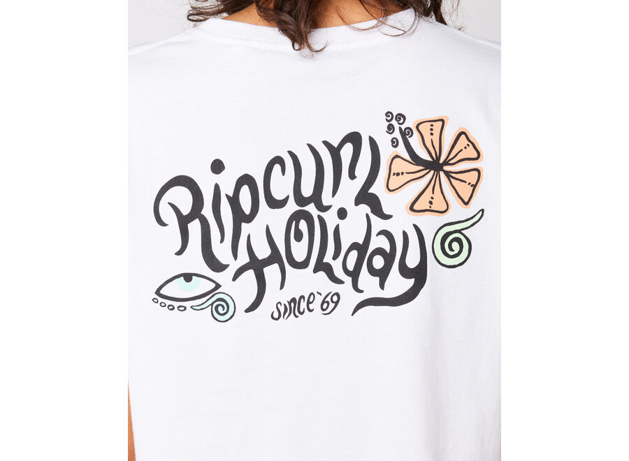 Rip Curl Paradiso Crop T-shirt White