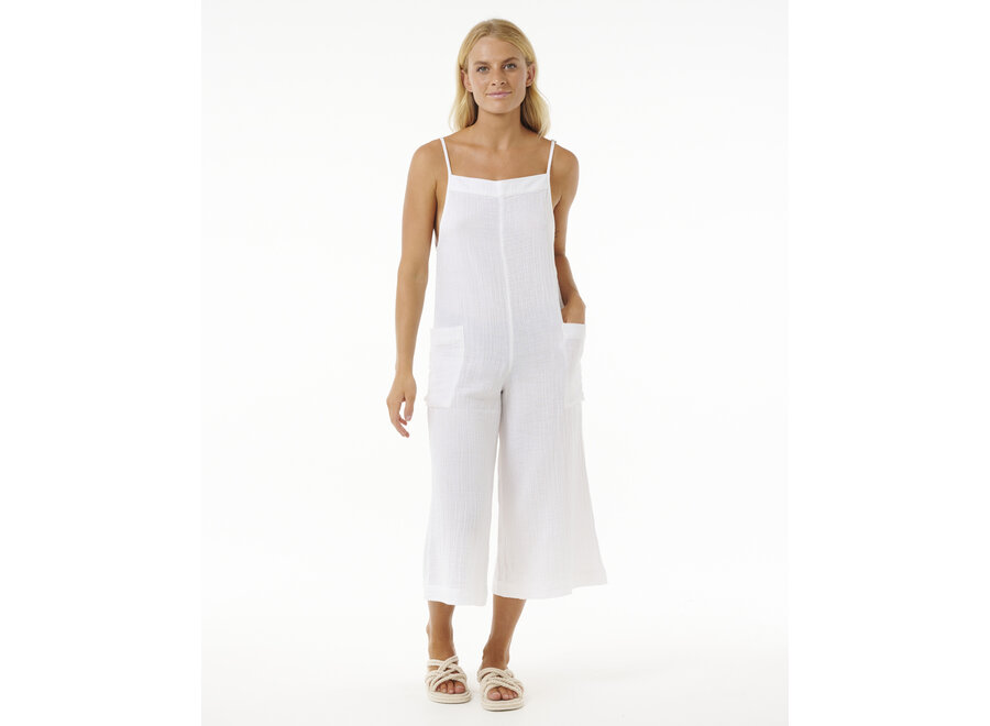 Premium Surf Jumpsuit White