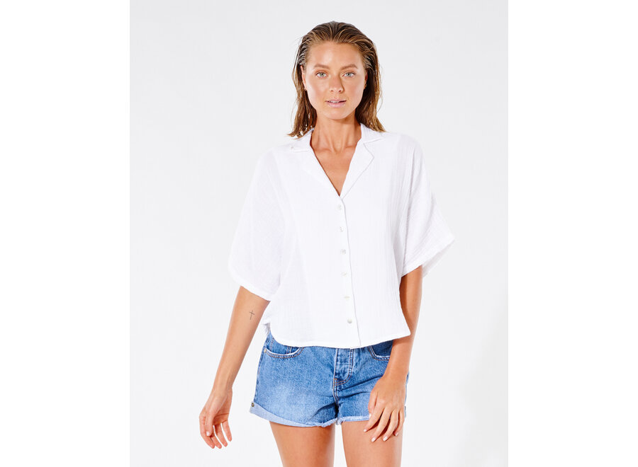 Premium Surf S/S Shirt White