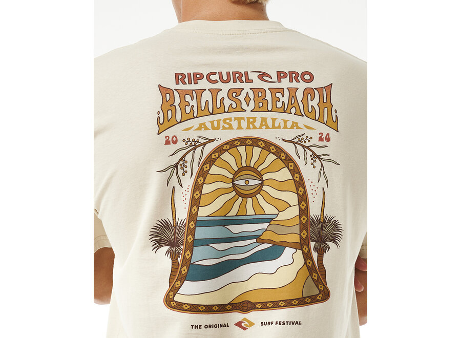 Rip Curl Pro 24 Line Up T-shirt Vintage White XL