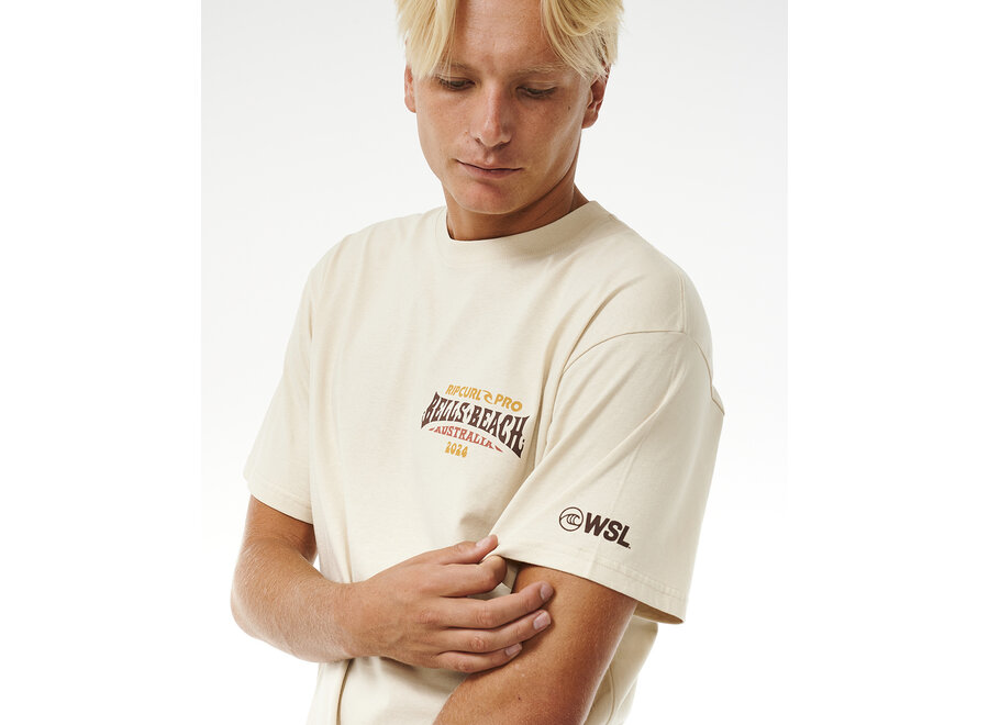Rip Curl Pro 24 Line Up T-shirt Vintage White XL