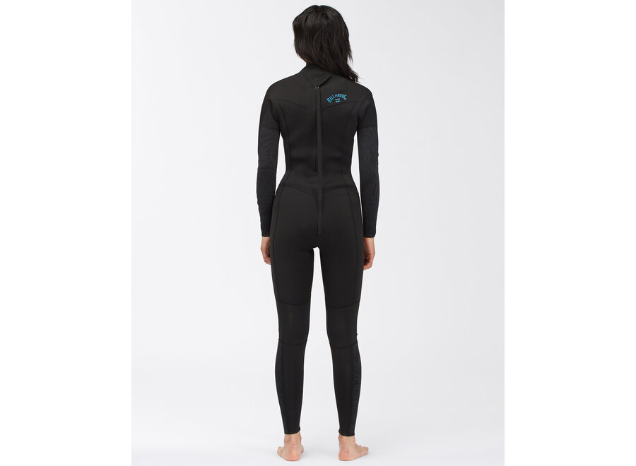 Billabong Synergy Wetsuit 4/3 Back Zip Black 4