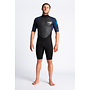 C-Skins Element Shorti 3/2 Back Zip Black Slate Cyan