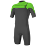 O'neill Hammer Shorti 2mm Chest Zip Graphite